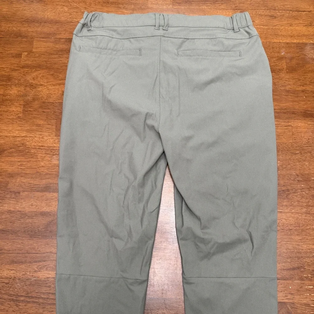 Cuts AO Jogger Pants Mens‎ XL Sage Green Grey Tapered Performance Chino Trousers